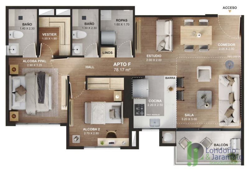 Apartamento en Venta en El Poblado